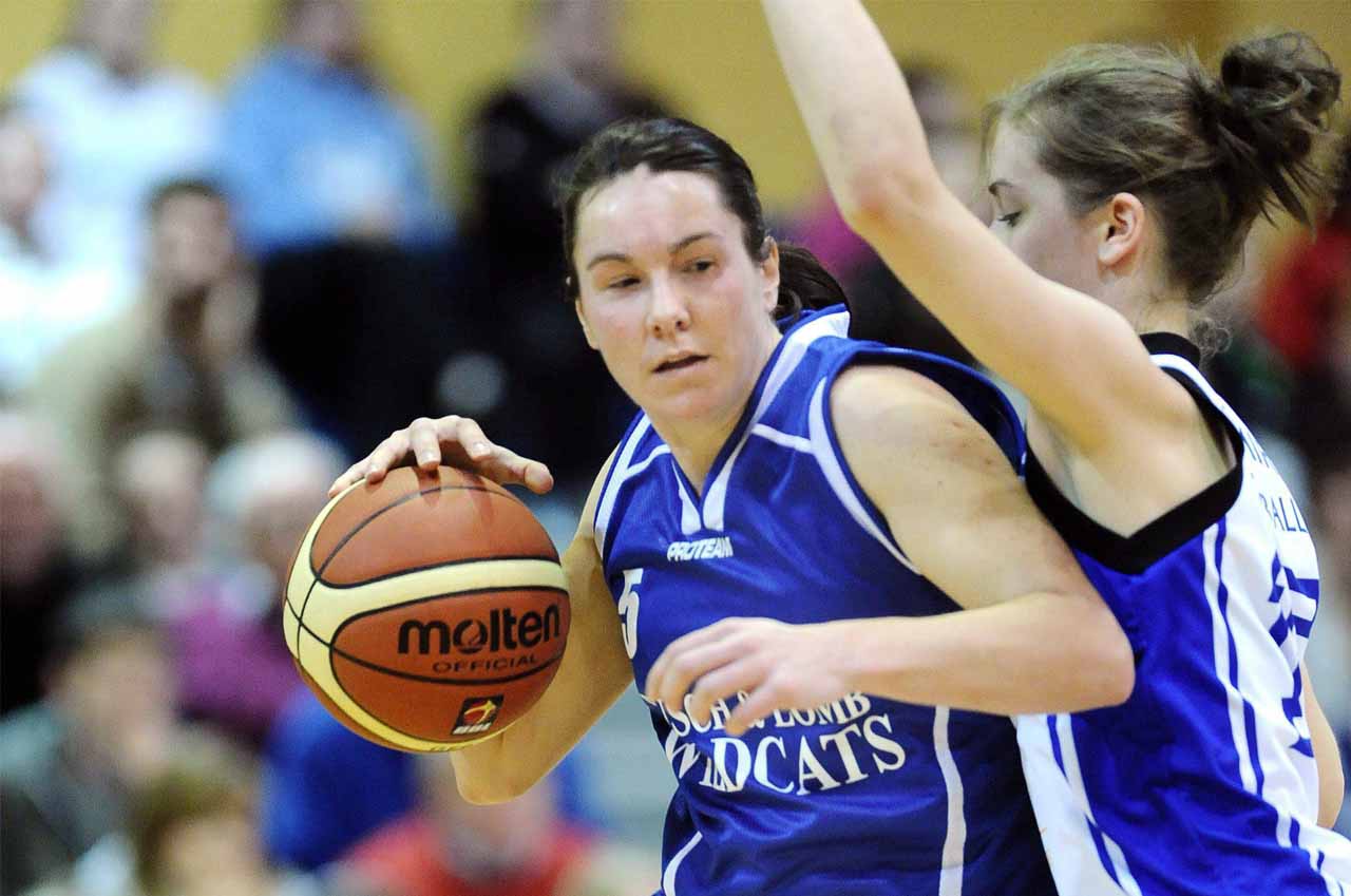 Jillian Hayes competing as a player